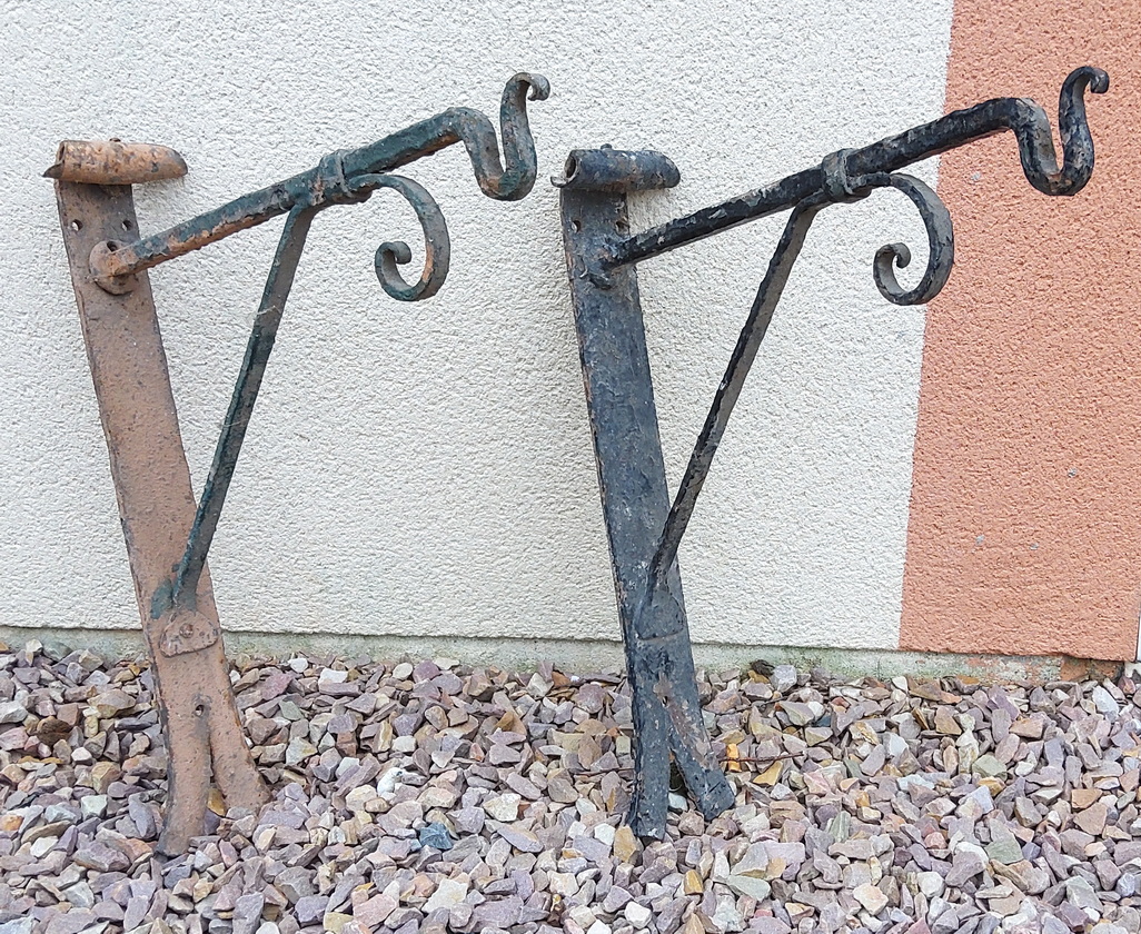 A pair of French Lantern Brackets